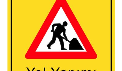 İskele – Çayırova bölünmüş anayol güzergâhında yol yapım çalışması