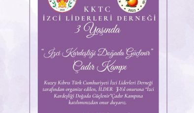 İzci Liderleri Derneği’nden çadır kampı