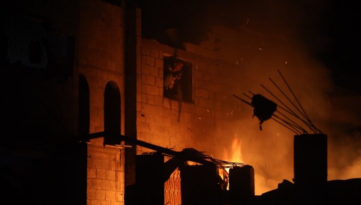 İsrail ordusunun Gazze’ye düzenlediği saldırıda 9 Filistinli yaralandı