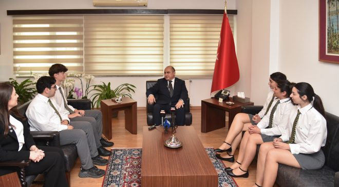Başçeri, Türk Maarif Koleji öğrencilerini kabul etti