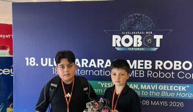 Hala Sultan İlahiyat Koleji öğrencileri Uluslararası MEB Robot Yarışması’nda ilk 10’a girdi