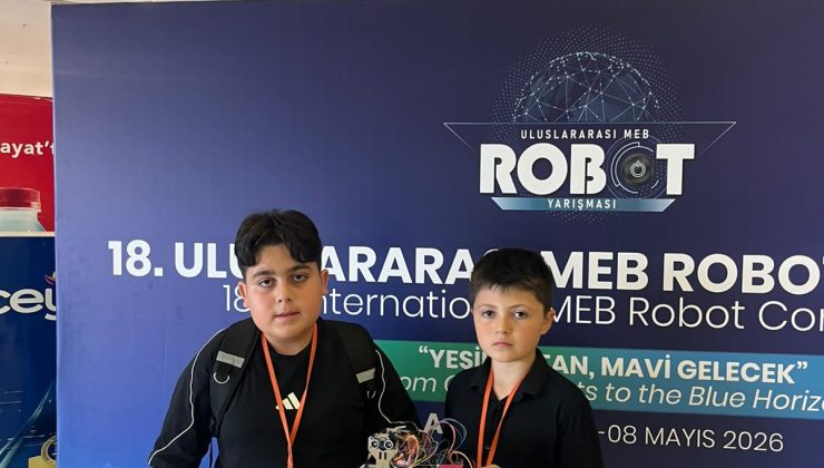 Hala Sultan İlahiyat Koleji öğrencileri Uluslararası MEB Robot Yarışması’nda ilk 10’a girdi