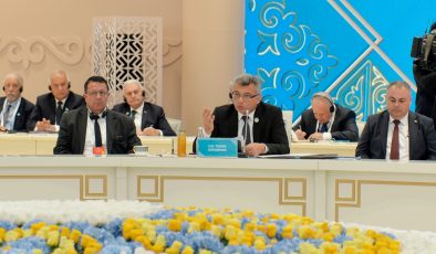 Kazakistan’daki TDT zirvesine katılan Cumhurbaşkanı Erhürman yurda döndü