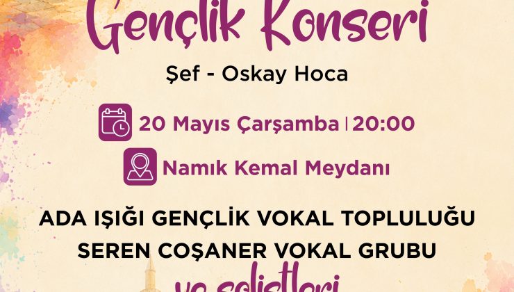 Gazimağusa’da “Gençlik Konseri” düzenleniyor