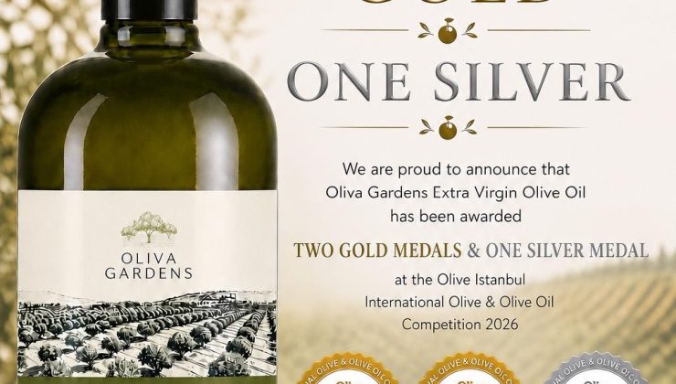 Vadili bölgesinde üretim yapan Oliva Gardens, İstanbul’daki uluslararası yarışmadan 3 ödülle döndü