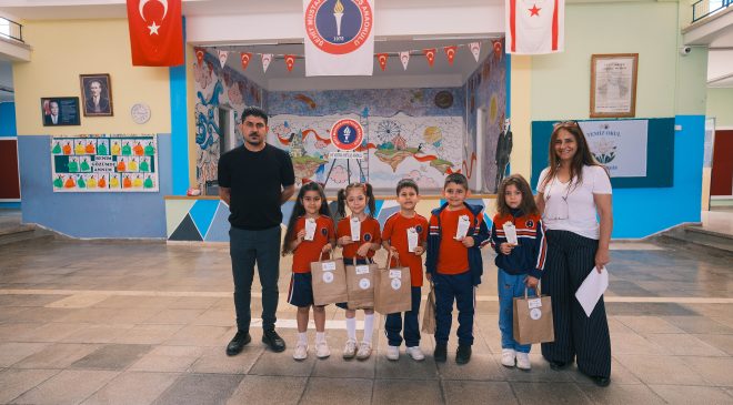 “Temiz okul, temiz şehir” projesine katılan 400’ü aşkın öğrenciye teşvik ödülleri verildi
