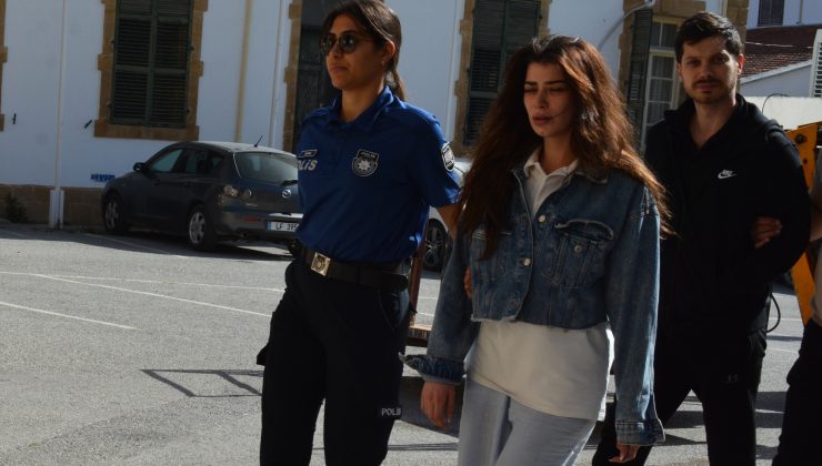 Ercan Havalimanı’nda meydana gelen ” Kanunsuz Uyuşturucu Tasarrufu” suçundan tutuklanan Özge Yaren Apay ile Muhammed Can Demir yeniden mahkemeye çıkarıldı.