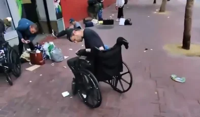 ABD’de zombi filmlerini aratmayan manzara! Bir şehir adeta donup kaldı