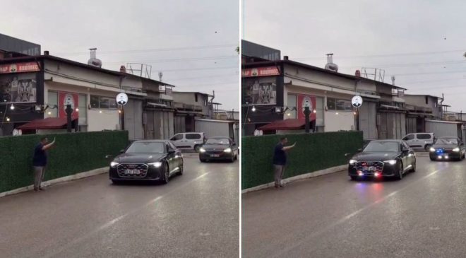 Ayyüce Türkeş, kokoreç yemeye çakarlı konvoyuyla gitti