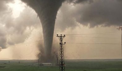 Burası ABD değil Şanlıurfa! Dev hortum büyük panik yarattı