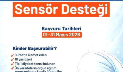 Büyükşehir’den diyabetli öğrencilere sensör desteği