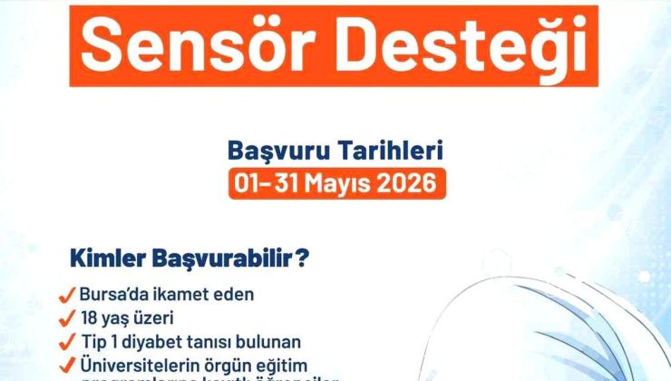 Büyükşehir’den diyabetli öğrencilere sensör desteği