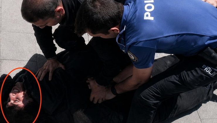 Çorlu’da iki polisimizi şehit eden saldırganın yakalanma anı kamerada
