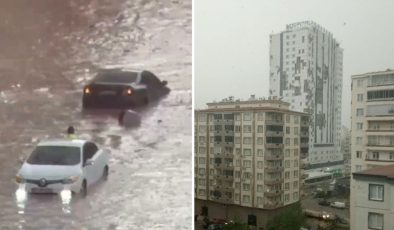 Çatılar uçtu, yollar göle döndü