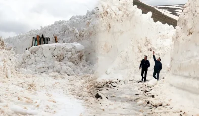 Kar boyu 8 metreyi buldu: Ekipler harekete geçti