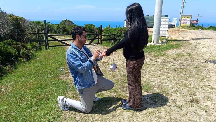 Sinop’ta Romantik Evlilik Teklifi