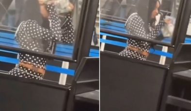 Alkol şişesi uğruna uçuşu yaktı