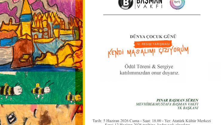 “Kendi Masalımı Çiziyorum” ödül gecesi ve sergisi cuma günü yapılıyor