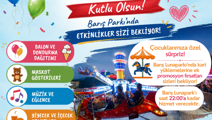 Girne Belediyesi, Barış Parkı’nda çocuklara yönelik etkinlikler düzenleyecek