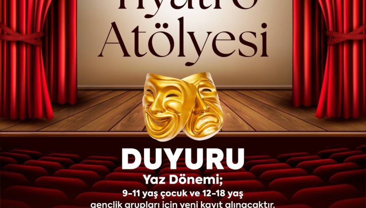 Girne Belediyesi, Tiyatro Atölyesi için kayıtların başladığını duyurdu