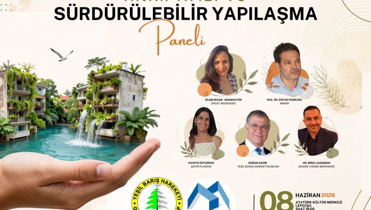 Yeşil Barış Hareketi ile Mimarlar Odası Dünya Çevre Günü nedeniyle panel düzenleyecek