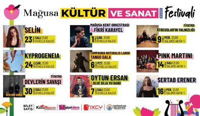 Mağusa Kültür ve Sanat Festivali için bilet satışları devam ediyor