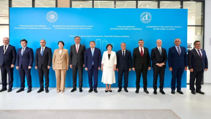 Kazakistan’da TDT Eğitim Bakanları toplantısı: Milli Eğitim Bakanı Çavuşoğlu ile YÖDAK Başkanı Hocanın da katıldı