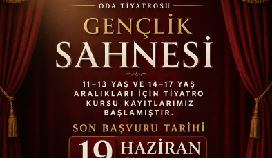 “Gençlik Sahnesi” kurs programı başvuruları 19 Haziran’da sona erecek
