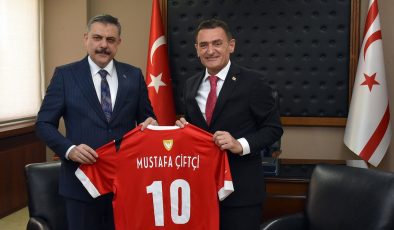 Oğuz, mevkidaşı Çiftçi ile görüştü:”İş birliğimiz devam edecek”
