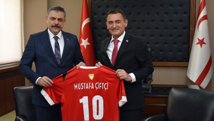 Oğuz, mevkidaşı Çiftçi ile görüştü:”İş birliğimiz devam edecek”