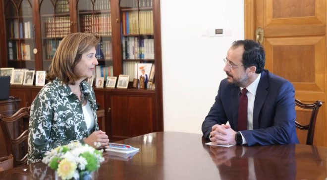 Hristodulidis bugün Holguin ile görüşüyor