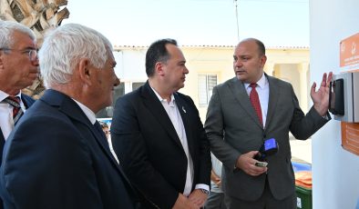 Manisa Büyükşehir Belediyesi’nden kardeş belediye Güzelyurt’a ziyaret