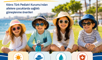 Pediatri Kurumu, ailelere, çocuklarda sağlıklı güneşlenme önerilerinde bulundu