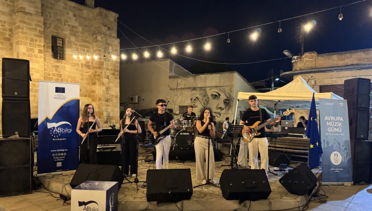 AB Bilgi Merkezi Avrupa Müzik Günü nedeniyle Lefkoşa’da konser düzenledi