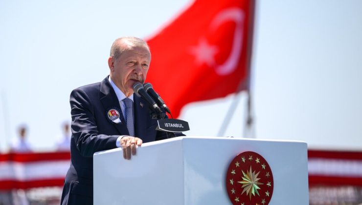 Erdoğan: “Türkiye, tarihinde ilk kez bir NATO ve Avrupa Birliği üyesi ülkeye savaş gemisi ihraç etmiştir”