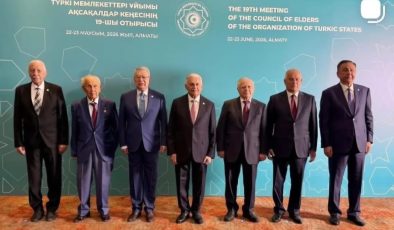 Öksüzoğlu, TDT Aksakallar Konseyi toplantısında konuştu