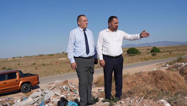 Yıldırım Köyü çöplüğünde rehabilitasyon çalışmaları başlatıldı