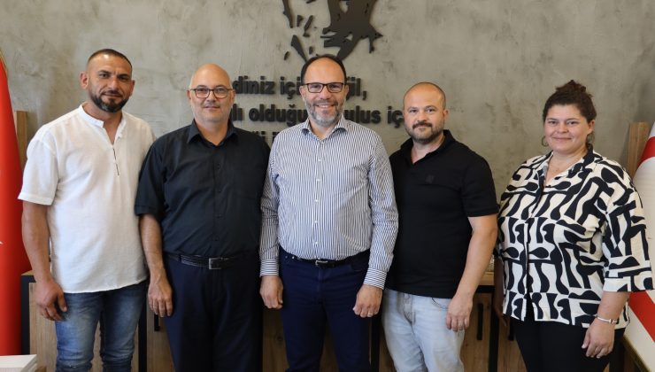 TAM Parti heyetinden İskele Belediye Başkanı Sadıkoğlu’na ziyaret