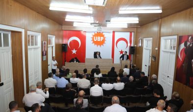 UBP Genel Başkanı Üstel, belediye başkan adaylarını açıkladı