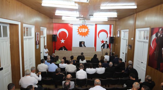 UBP Genel Başkanı Üstel, belediye başkan adaylarını açıkladı