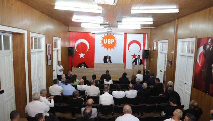 UBP Genel Başkanı Üstel, belediye başkan adaylarını açıkladı
