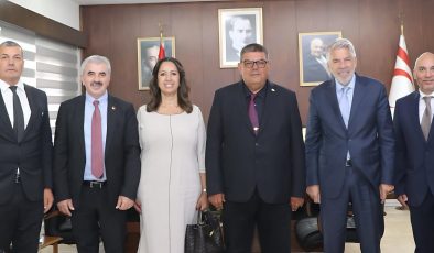 Berova, Vodafone Türkiye ve Telsim heyetini kabul etti