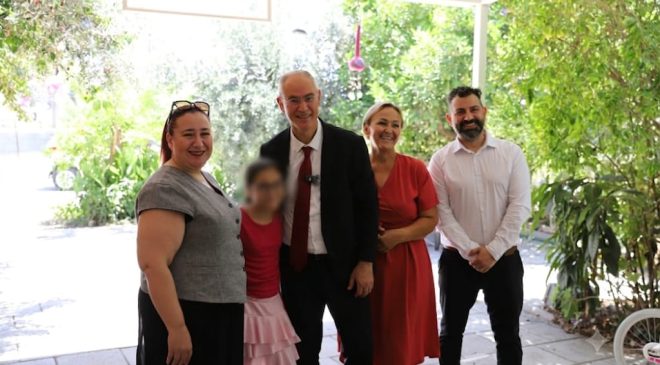 Hasipoğlu’dan koruyucu ailelere ziyaret