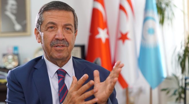 Ertuğruloğlu: “Adada yan yana yaşayan, egemen eşit iki ayrı devletin varlığı yegâne gerçek”
