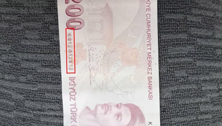 200 TL’lik banknotun seri numarası olay oldu: 100.000 TL verseniz de vermem