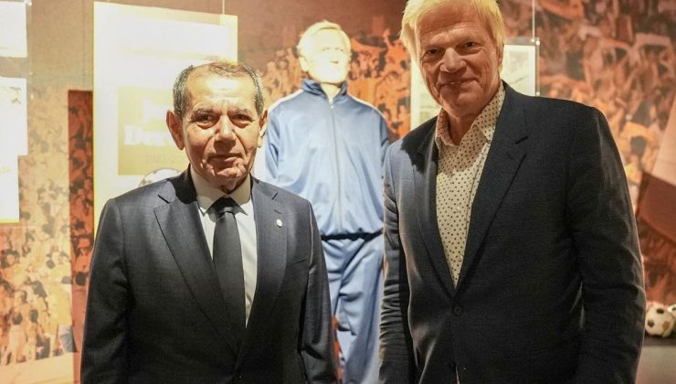 Bayern Münih efsanesi Oliver Kahn’dan Dursun Özbek’e ziyaret