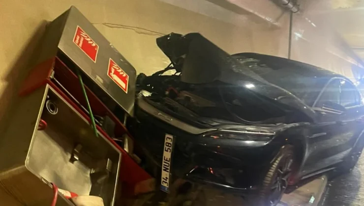 Avrasya Tüneli’nde kaza! Tüneli su bastı