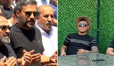Daltonlar’ın hedefindeki Engin Polat cenazede çelik yelek giydi