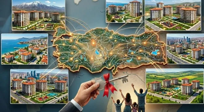 Gelir ve ikamet şartı olmadan 20 bin konut: Bankalarda satışlar bugün başladı