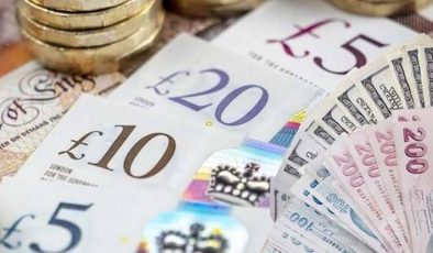 Sterlin 61,30 TL, euro 53,20 TL, dolar 46,55 TL’den işlem görüyor